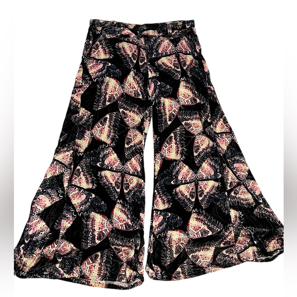 Free People - Women’s High Rise Butterfly Boho Pants Sz. 8 (32-33”W)